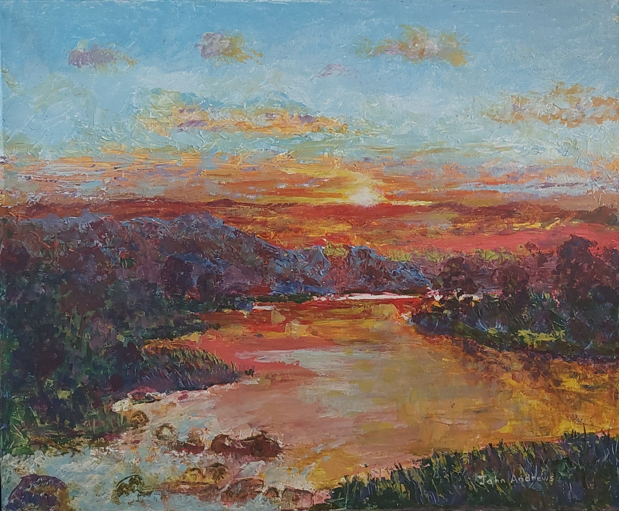 Sunset Over Manning River